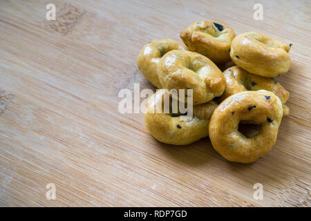 Des taralli aux olives Banque D'Images