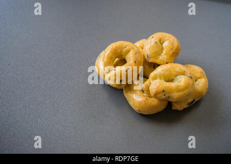 Des taralli aux olives Banque D'Images