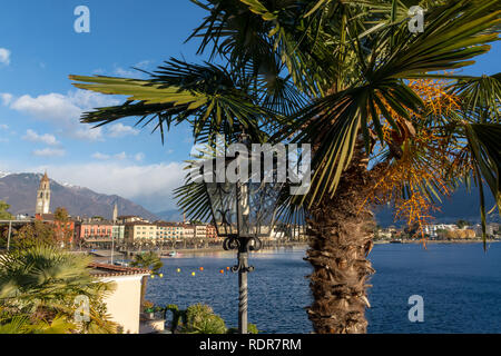 Voir d'Ascona en Suisse Banque D'Images