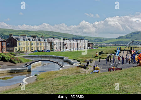 La ville balnéaire de Girvan Ayrshire du Sud, Écosse, Royaume-Uni Banque D'Images