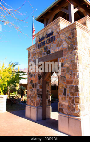 Sabino Canyon Visitor Center à Tucson, Arizona Banque D'Images