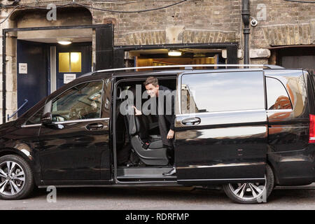 Londres, Royaume-Uni. 18 janvier, 2019. Ant et Dec pour Britain's Got Talent. Ant McPartlin OBE et Declan Donnelly OBE arrivent pour le premier programme de la nouvelle série de Britain's Got Talent au London Palladium. Crédit : Peter Hogan/Alamy Live News Banque D'Images