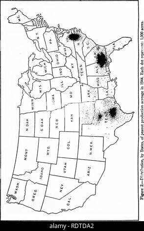 . L'arachide, la légumineuse imprévisibles ; un symposium. Arachides, arachides. IMPORTANCE ÉCONOMIQUE DE L'ARACHIDE 11. Veuillez noter que ces images sont extraites de la page numérisée des images qui peuvent avoir été retouchées numériquement pour plus de lisibilité - coloration et l'aspect de ces illustrations ne peut pas parfaitement ressembler à l'œuvre originale.. Arant, F. S. (Frank Selman, 1904-) ; National Association d'engrais (1925- ) nourriture végétale Comité de recherche. Washington, National Association d'engrais Banque D'Images