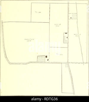 . Une étude économique du modèle agricole ... Des bâtiments de ferme ; l'Agriculture. Une étude économique du modèle agricole 401. Fig. 70. développement d'un central new york farm - ii les fermes d'origine C, D et E ont été combinés, mais A et B sont des unités agricoles. Veuillez noter que ces images sont extraites de la page numérisée des images qui peuvent avoir été retouchées numériquement pour plus de lisibilité - coloration et l'aspect de ces illustrations ne peut pas parfaitement ressembler à l'œuvre originale.. Myers, William Irving, 1891-. [Ithaca Banque D'Images