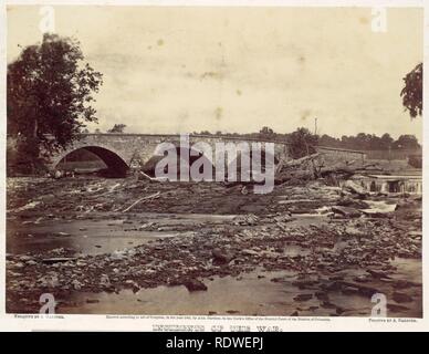 Sur le pont d'Antietam, Sharpsburg et Boonsboro Turnpike, n° 2, Septembre 1862 Banque D'Images