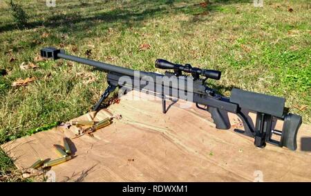 AR50 A1B 50BMG (rognée). Banque D'Images