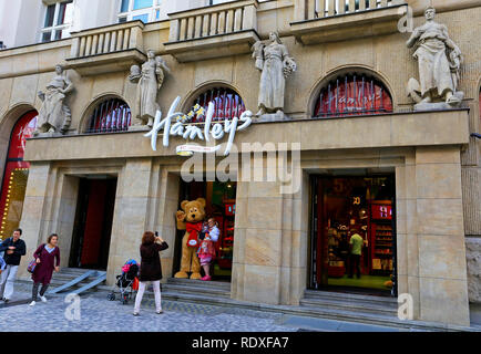 Magasin de jouets Hamleys, Prague Banque D'Images