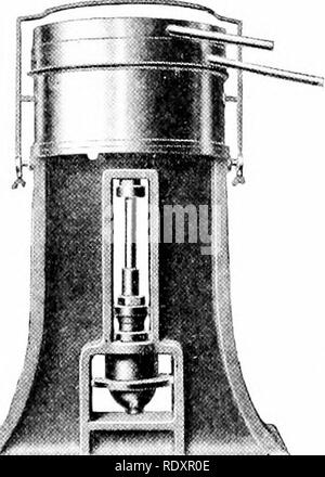 . Le livre de beurre : un texte sur la nature, la fabrication et la commercialisation du produit . Le beurre. 68 LIVRE speeil TIfE DE BEURRE. Il est rcixn'ted qu'à un moment au début de la sa- t)f séparateurs centrifuges, avant que les machines ont été mis au point, un hurlement du séparateur en rafale à Hazelton, Kansas, et tués se'en ])les personnes. Quelques accidents similaires ont eu lieu avant et depuis, parce que les appareils sont souvent overspeeded. Cela signifie qu'un opérateur devrait être bien au courant de la machine elle-même et avec les considérations importantes affectant la sep- aration de lait. Dans les paragraphes qui suivent sont Banque D'Images