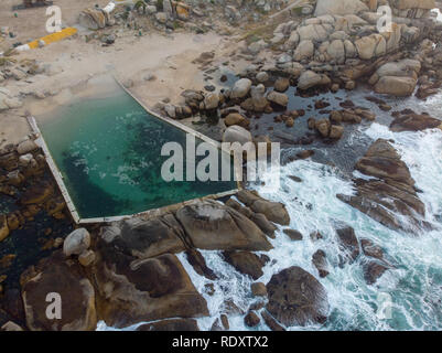 Maiden's Cove, Afrique du bassin de marée beachlife Banque D'Images