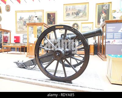 Au Musée Royal de l'artillerie de l'Armée Pic7. Banque D'Images