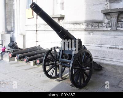 Au Musée Royal de l'artillerie de l'Armée. Banque D'Images