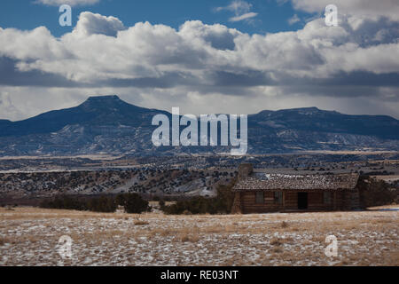 Ghost Ranch, comté de Rio Arriba, Nouveau Mexique, USA Banque D'Images