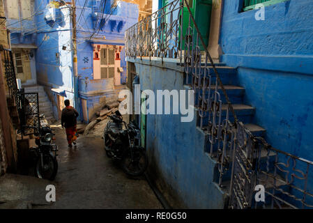 La ville bleue, Jodhpur Banque D'Images