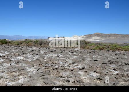 Sentier du sel dans la région de Death Valley National Park, California, USA Banque D'Images