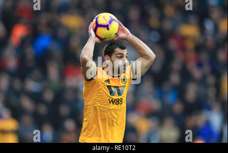 Des Wolverhampton Wanderers Jonny Castro au cours de la Premier League match à Molineux, Wolverhampton. Banque D'Images