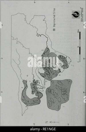 . Les sites écologiquement sensibles en Afrique. Volume 4 : l'Afrique de l'Ouest. Les sites écologiquement sensibles de l'Afrique. 22. Veuillez noter que ces images sont extraites de la page numérisée des images qui peuvent avoir été retouchées numériquement pour plus de lisibilité - coloration et l'aspect de ces illustrations ne peut pas parfaitement ressembler à l'œuvre originale.. Le WCMC. Banque Mondiale Banque D'Images