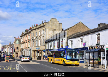 Priestpopple, Hexham, Northumberland, Angleterre, Royaume-Uni Banque D'Images