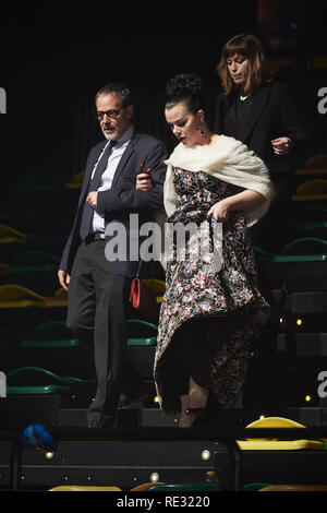 L'Espagne. 19 Jan, 2019. Debi Mazar assiste à la remise des Prix 2019 Taib à Bilbao Arena le 19 janvier 2019 en Espagne Crédit : Jack Abuin/ZUMA/Alamy Fil Live News Banque D'Images