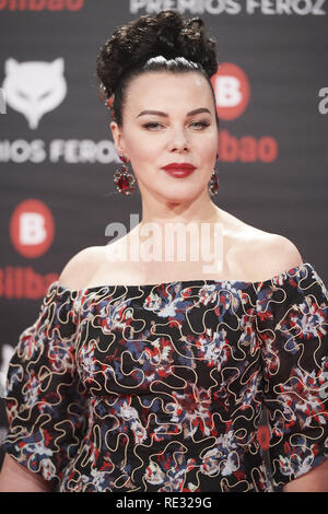 L'Espagne. 19 Jan, 2019. Debi Mazar assiste à la remise des Prix 2019 Taib à Bilbao Arena le 19 janvier 2019 en Espagne Crédit : Jack Abuin/ZUMA/Alamy Fil Live News Banque D'Images