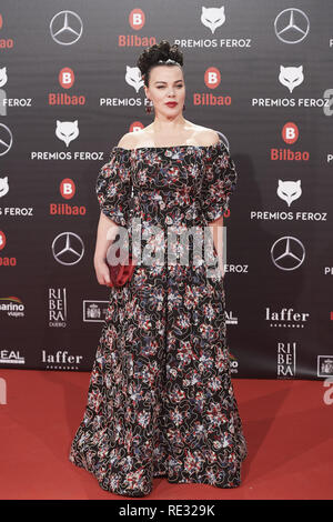 L'Espagne. 19 Jan, 2019. Debi Mazar assiste à la remise des Prix 2019 Taib à Bilbao Arena le 19 janvier 2019 en Espagne Crédit : Jack Abuin/ZUMA/Alamy Fil Live News Banque D'Images