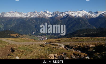 Östreich, Tirol, 2018 Serfaus Banque D'Images