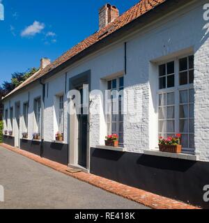 Hoogstraten Béguinage, site classé au patrimoine mondial, la Belgique, l'Europe Banque D'Images