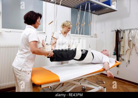 La physiothérapie, la thérapie physique service d'un hôpital, d'hospitalisation et le traitement ambulatoire des patients, Gelsenkirchen Banque D'Images