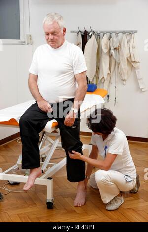 La physiothérapie, la thérapie physique service d'un hôpital, d'hospitalisation et le traitement ambulatoire des patients, Gelsenkirchen Banque D'Images