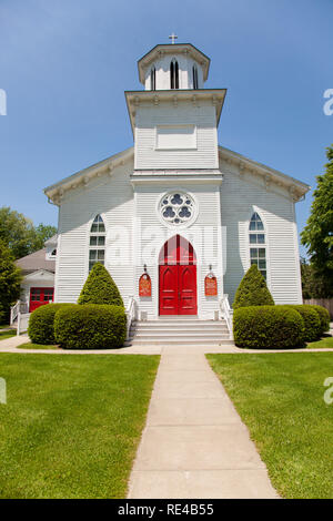 Lakeville United Methodist Church à New York Banque D'Images