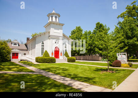 Lakeville United Methodist Church à New York Banque D'Images