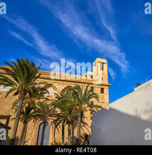 Nova Tabarca, église de San Pedro Pablo à Alicante Espagne Banque D'Images