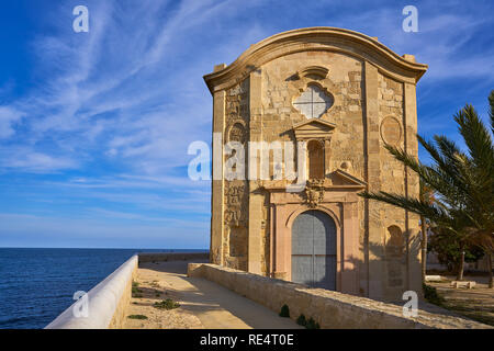 Nova Tabarca, église de San Pedro Pablo à Alicante Espagne Banque D'Images