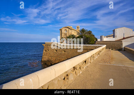 Nova Tabarca, église de San Pedro Pablo à Alicante Espagne Banque D'Images