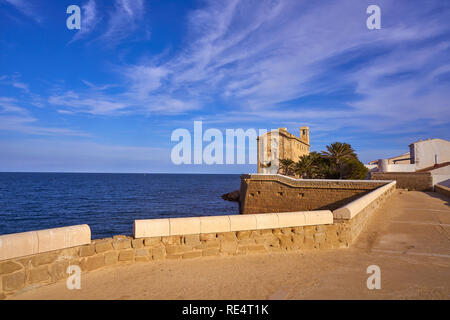 Nova Tabarca, église de San Pedro Pablo à Alicante Espagne Banque D'Images