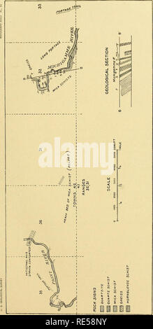 . La Crystal Falls district de fer du Michigan. Les minerais de fer, la géologie, la géologie, la géologie ; stratigraphique, stratigraphique. . Veuillez noter que ces images sont extraites de la page numérisée des images qui peuvent avoir été retouchées numériquement pour plus de lisibilité - coloration et l'aspect de ces illustrations ne peut pas parfaitement ressembler à l'œuvre originale.. Clements, Julius Morgan, 1869- ; Smyth, Henry Lloyd, 1862- ; Bayley, William Shirley, 1861-1943. Washington, : Govt. L'impression. L'arrêt. Banque D'Images