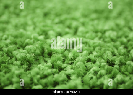 Libre de surface de tapis doux de couleur verte incroyable Banque D'Images