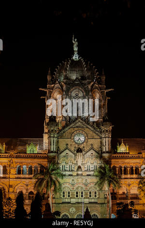 26-Jan-2007-Maharaj Chhatrapati Shivaji Terminus Victoria terminus-site du patrimoine mondial de l'Asie l'Inde Maharashtra Mumbai Banque D'Images