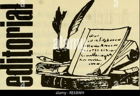 . Les canneberges ; : la canneberge national magazine. La canneberge. Arc]&gt ;^BAIES L NA TIONAL CRANBERR Y MAGAZINE - Notre 34e année de publication - Editeur I. STANLEY COBB B Question de juin 1972 / Volume 37 - N° 2 UN AUTRE CAS POUR LES PESTICIDES ! Bien que l'examen d'un numéro récent de la revue Ciba-Geigy, nous étions intéressés par la partie suivante d'un article intitulé, "Les pesticides à l'étude." nous le transmettre pour nos lecteurs. Il y a un moment, l'éditeur d'un magazine fait bold pour répondre à un journaliste scientifique de haut niveau, le félicitant pour une caractéristique incroyable décrivant l'ac Banque D'Images