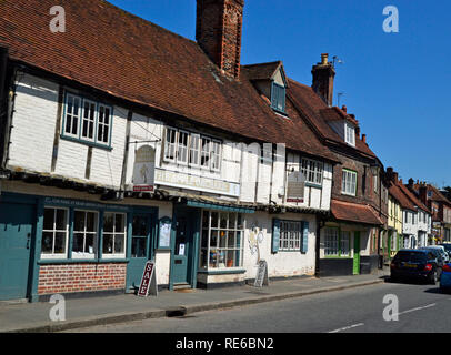 High Street West Wycombe, Buckinghamshire, Royaume-Uni. Chilterns. Paysage. Banque D'Images