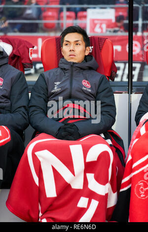 Nuremberg, Allemagne. 20 Jan, 2019. Yuya KUBO, FCN 14 pièces de banque, Banque de réserve, joueur, entraîneur, joueur de la Banque japonaise, Japon, 1.FC NUEREMBERG - Hertha BSC Berlin 1-3 - DFL RÈGLEMENT INTERDIT TOUTE UTILISATION DES PHOTOGRAPHIES comme des séquences d'images et/ou quasi-vidéo - 1.ligue de soccer allemande à Nuremberg, Allemagne, Janvier 20, 2019, 18 Saison 2018/2019 journée, Nürnberg, Crédit : Peter Schatz/Alamy Live News Banque D'Images