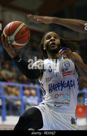 Brindisi (Italie). 20 Jan, 2019. Renato Ingenito - LaPresse 20012019(Brindisi Italia)Happy Sport Casa Brindisi vs Armani Milano - Lega Serie A PosteMobile Panier de saison régulière 16^ PalaPentassuglia 2018 - 2019 giornata BrindisiNella canestroRenato foto : Les banques un Ingenito - LaPresse 20 01 2019 Brindisi (Italie)Happy Sport Casa Brindisi vs Armani Milano - National Legue une saison régulière 16 PosteMobile&# x221e ; 2019 PalaPentassuglia 2018 ronde - BrindisiIn la photo : banques de crédit panier : LaPresse/Alamy Live News Banque D'Images