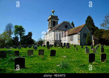 L'église Saint-Laurent, West Wycombe, Buckinghamshire, Royaume-Uni. Chilterns. Paysage. Banque D'Images