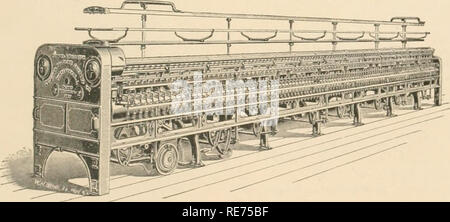 . Coton : ses utilisations, les variétés, la culture, la structure des fibres, et de la préparation pour le marché et d'en faire un article de commerce, aussi la fabrication d'huile de coton, tourteau de coton et d'engrais, avec une référence particulière à la culture du coton, de l'égrenage, l'huile et l'appuyant dans le États-Unis. Coton ; la culture du coton. 283 HOWARD &AMP ; BULLOUGH, American Machine Co., couvercle. Pawtucket, R.I. Les constructeurs d'IMl ^ SC IM Les disjoncteurs de balle. Les mangeoires. Alimentation autonome les ouvreurs. breaker, intermédiaire et retardataires. Module de finition. Télévision renouvelable Cartes. Dimensions des cadres. Slubbing, intermédiaires et de cadres itinérants. Filer. Warp Banque D'Images