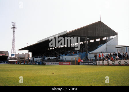 Brighton & Hove Albion FC Terrain de football, le terrain, Goldstone Brighton, East Sussex, photographié le 2 mai 1994 Banque D'Images