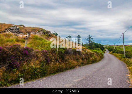 Route à l'île de Bere. Banque D'Images