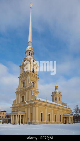 La Cathédrale Saints Pierre et Paul, Saint-Pétersbourg, Russie. Banque D'Images