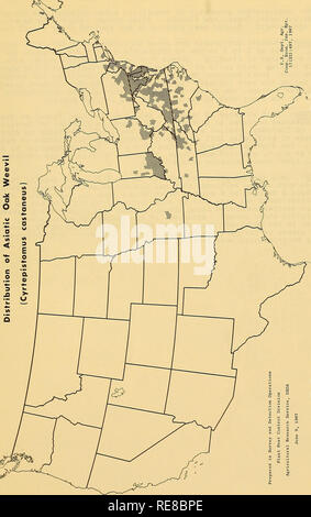 . Rapport d'insectes économique coopérative. Les insectes bénéfiques ; les insectes nuisibles. - 497. Veuillez noter que ces images sont extraites de la page numérisée des images qui peuvent avoir été retouchées numériquement pour plus de lisibilité - coloration et l'aspect de ces illustrations ne peut pas parfaitement ressembler à l'œuvre originale.. United States. Service de la santé animale et végétale. Pour la protection des végétaux et de la quarantaine de programmes ; United States. Bureau international d'entomologie et de la quarantaine végétale ; United States. La Division du contrôle des parasites des végétaux. Hyattsville, MD. [Etc. ] Protection des végétaux et les programmes de mise en quarantaine de la santé animale et végétale Banque D'Images