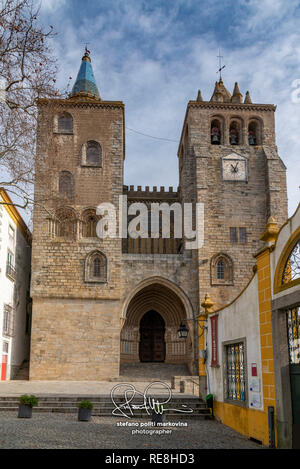 Se de la cathédrale d'Evora, Evora (Alentejo, Portugal Banque D'Images