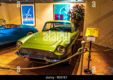 FONTVIEILLE, MONACO - Juin 2017 : green JAWA 250 R.1092 1959 à Monaco Top Cars Collection Museum. Banque D'Images