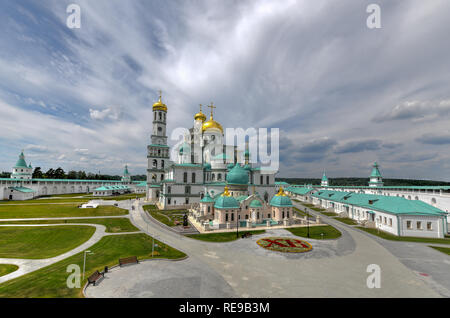 La nouvelle Jérusalem monastère à Istra, la Russie. C'est un monastère de l'Église orthodoxe russe dans l'oblast de Moscou, en Russie. Banque D'Images